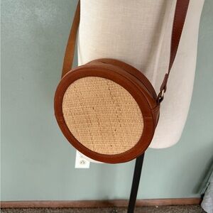 Most Wanted Woven Canteen Crossbody Bag